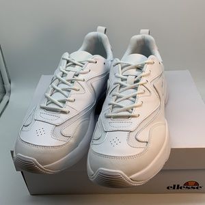 Women's Indus Leather Af White/White Size 9